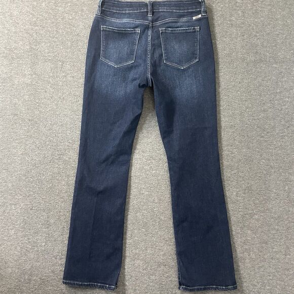 KANCAN Womens Jeans 11/29 Mid-Rise Dark Wash Bootcut Stretch Style # KC8683D EUC - Picture 2 of 14